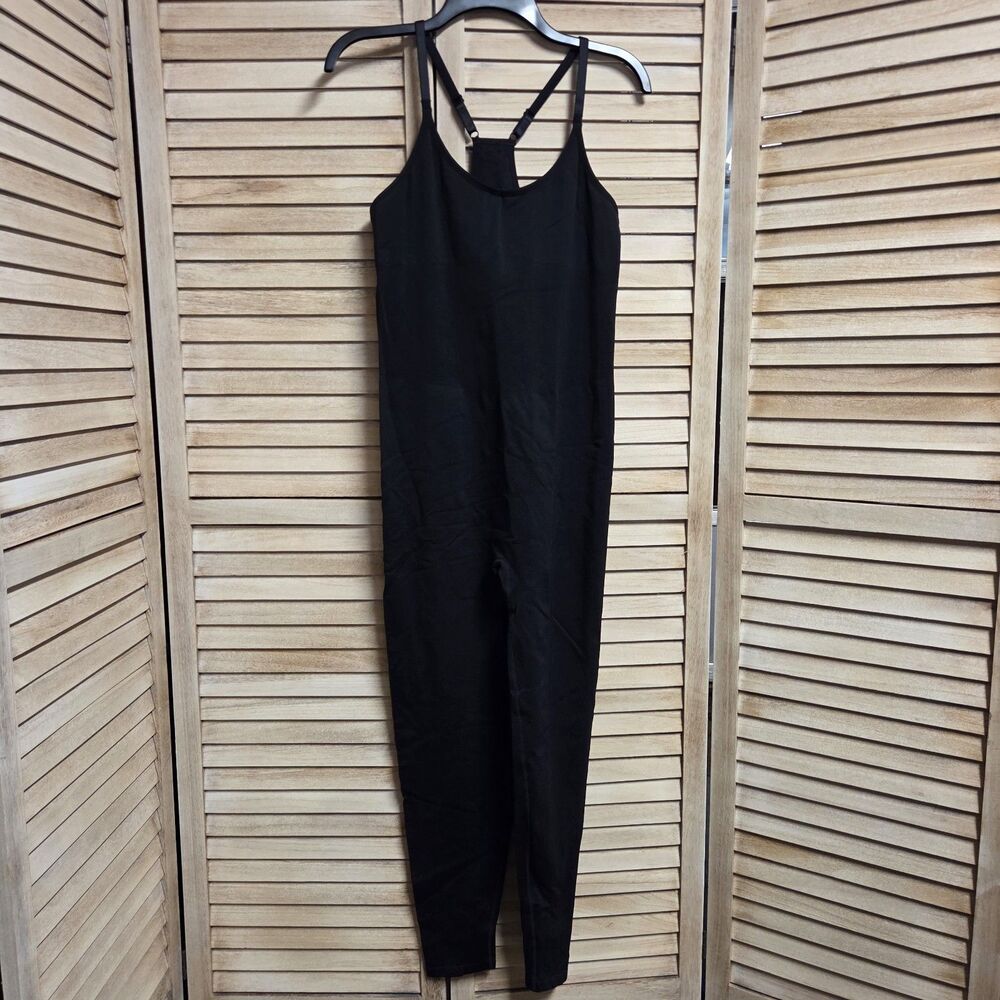Victoria’s Secret PINK Active Seamless Full Length Layering Jumpsuit Black Large